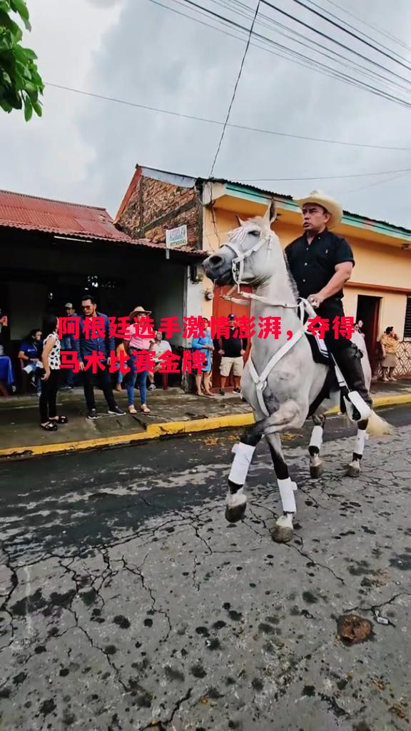 vsports体育-阿根廷选手激情澎湃，夺得马术比赛金牌